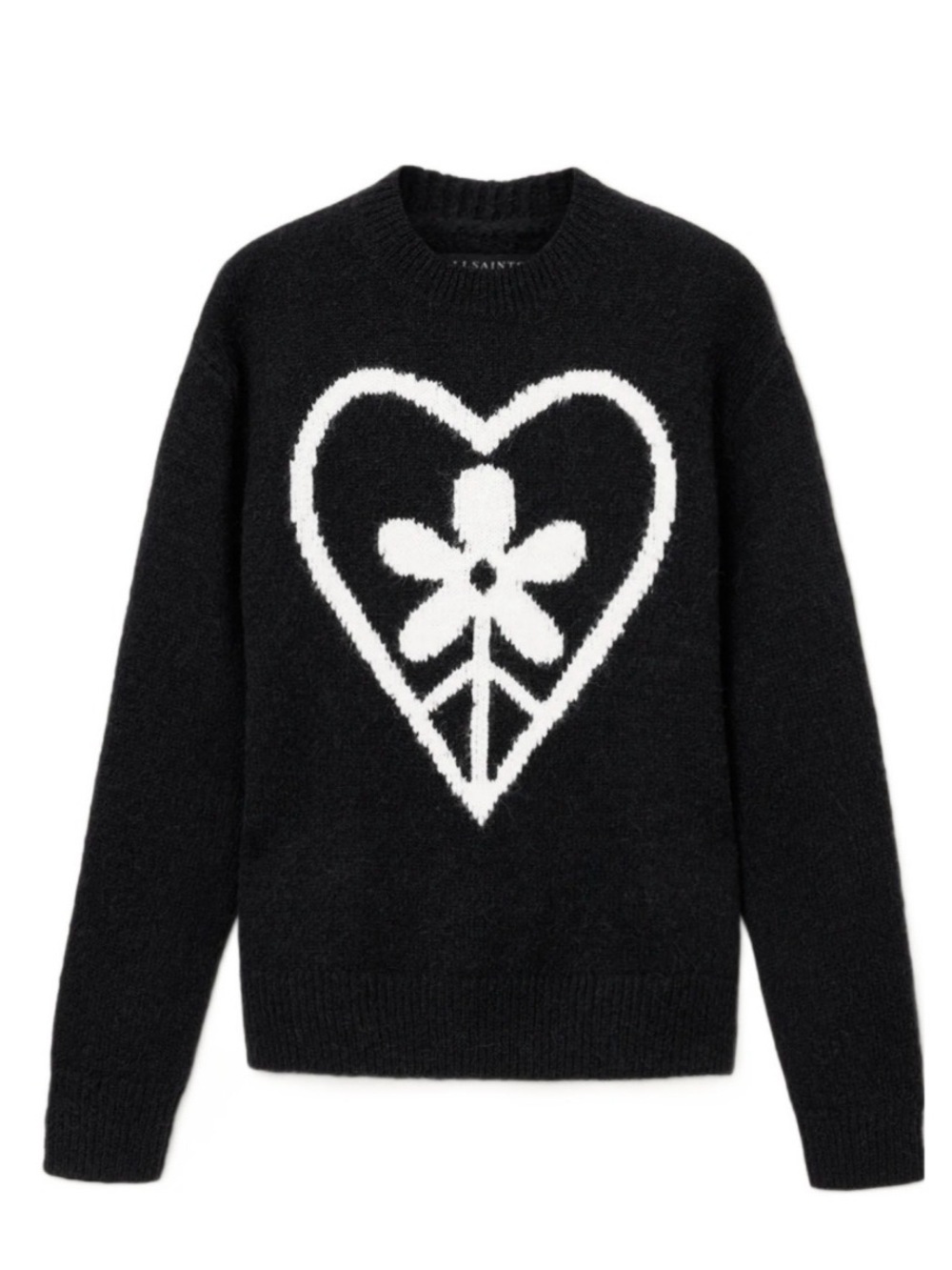 ALL-SAINTS finden crewneck wool sweater M NWT